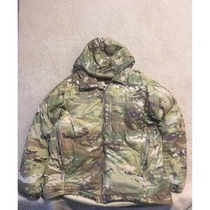 Massif Cirrus High Loft Jacket Mens XL MultiCam Insulated Hooded Made USA